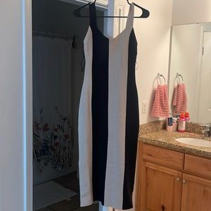 Bodycon striped tank dress